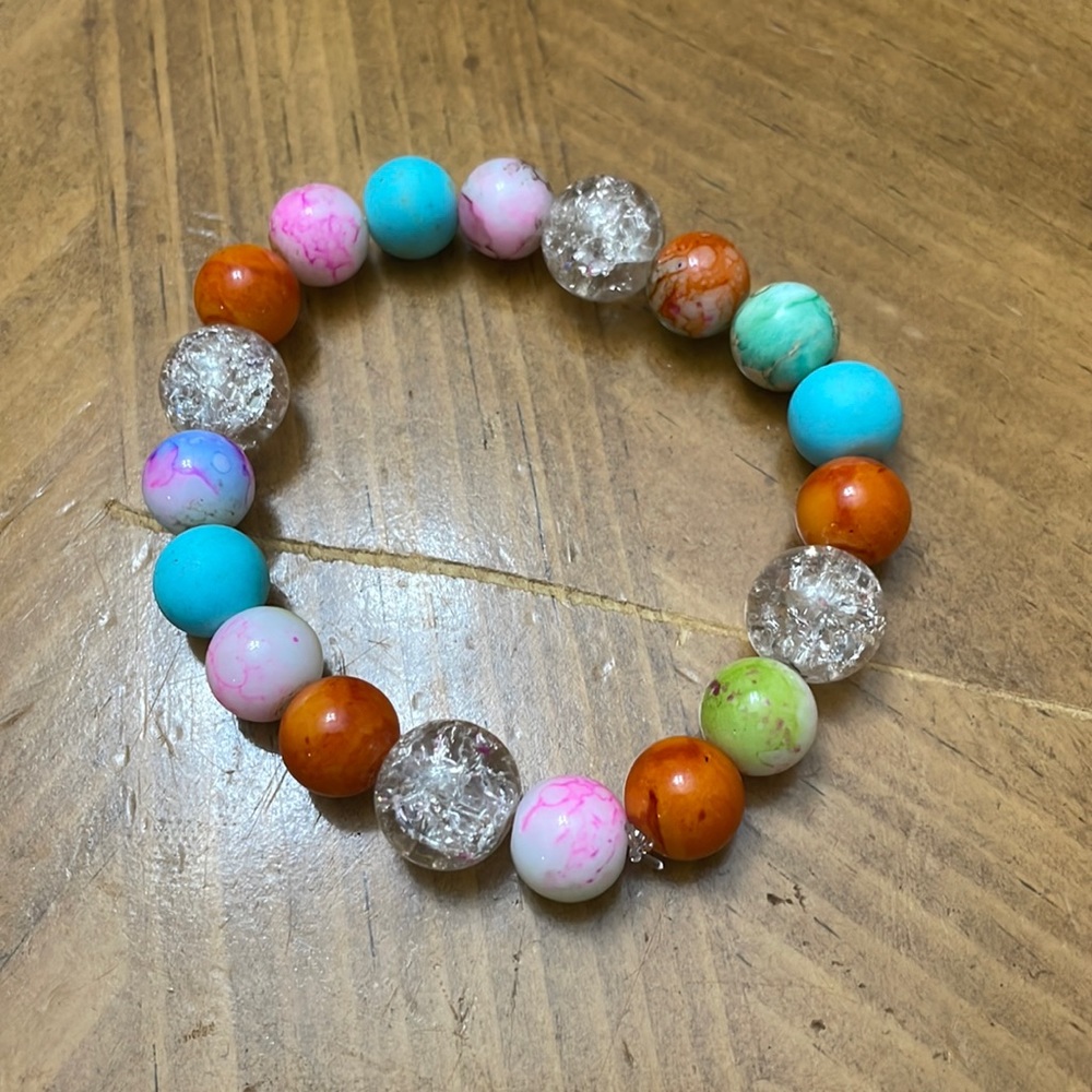 Handmade beaded bracelet